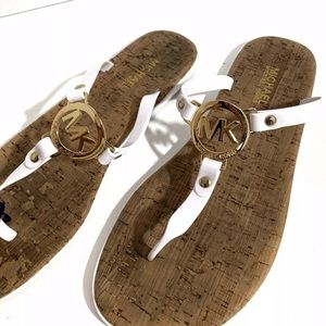 🔶 Michael Kors Jelly Cork Sandals Size 9M